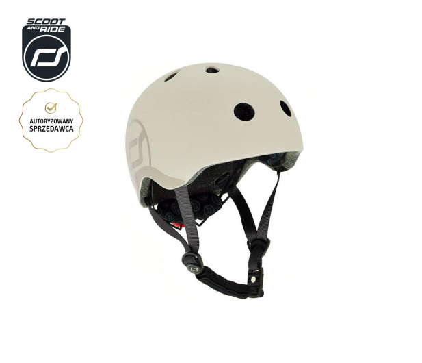 Scoot & Ride Kask Ochronny S-M dla dzieci 3+ Ash - 1014703 - zdjęcie 2
